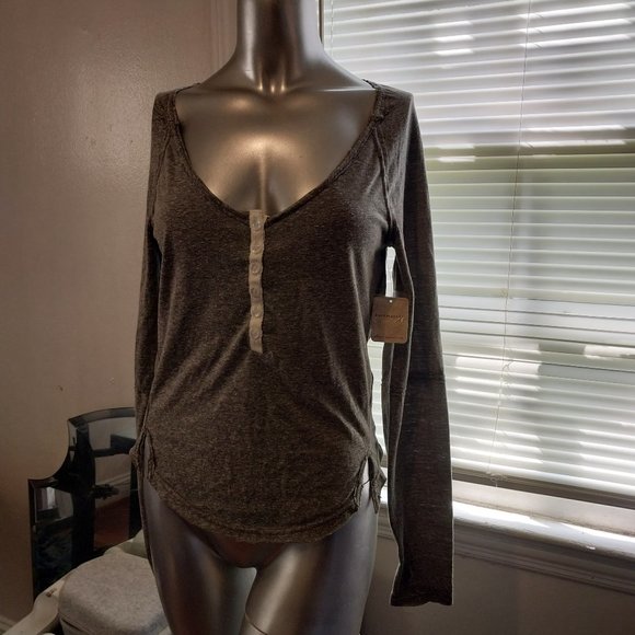 INTIMATELY  COTTON LONG-SLEEVE TOP - Picture 1 of 8